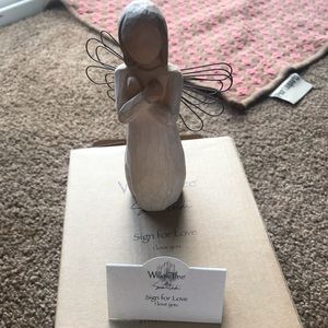 Willow Tree Angel - sign for love ❤️